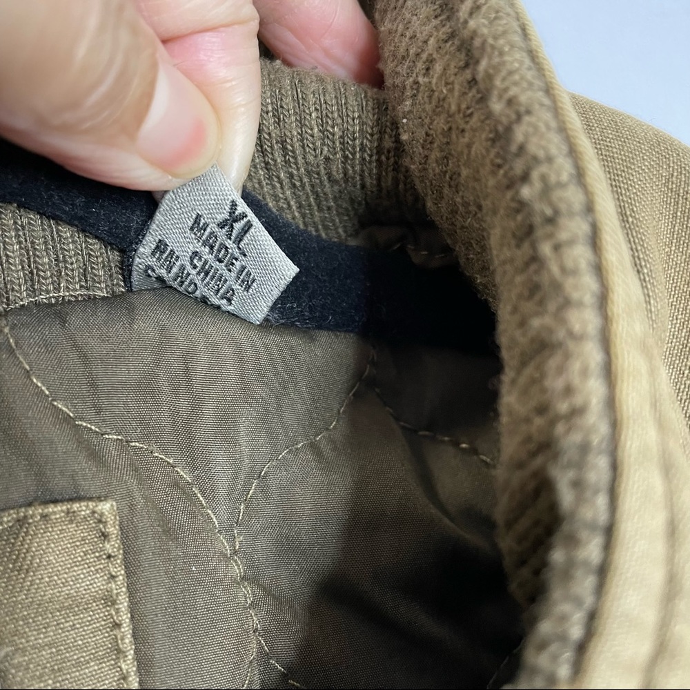 Levi's Trucker Field Utility Army Quilted Men’s Coat Jacket - Picture 8 of 11
